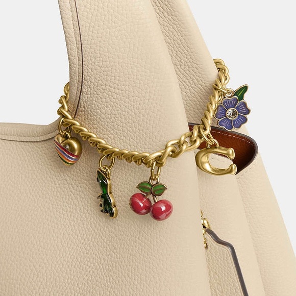 Coach Motif Keyring Bag Charm